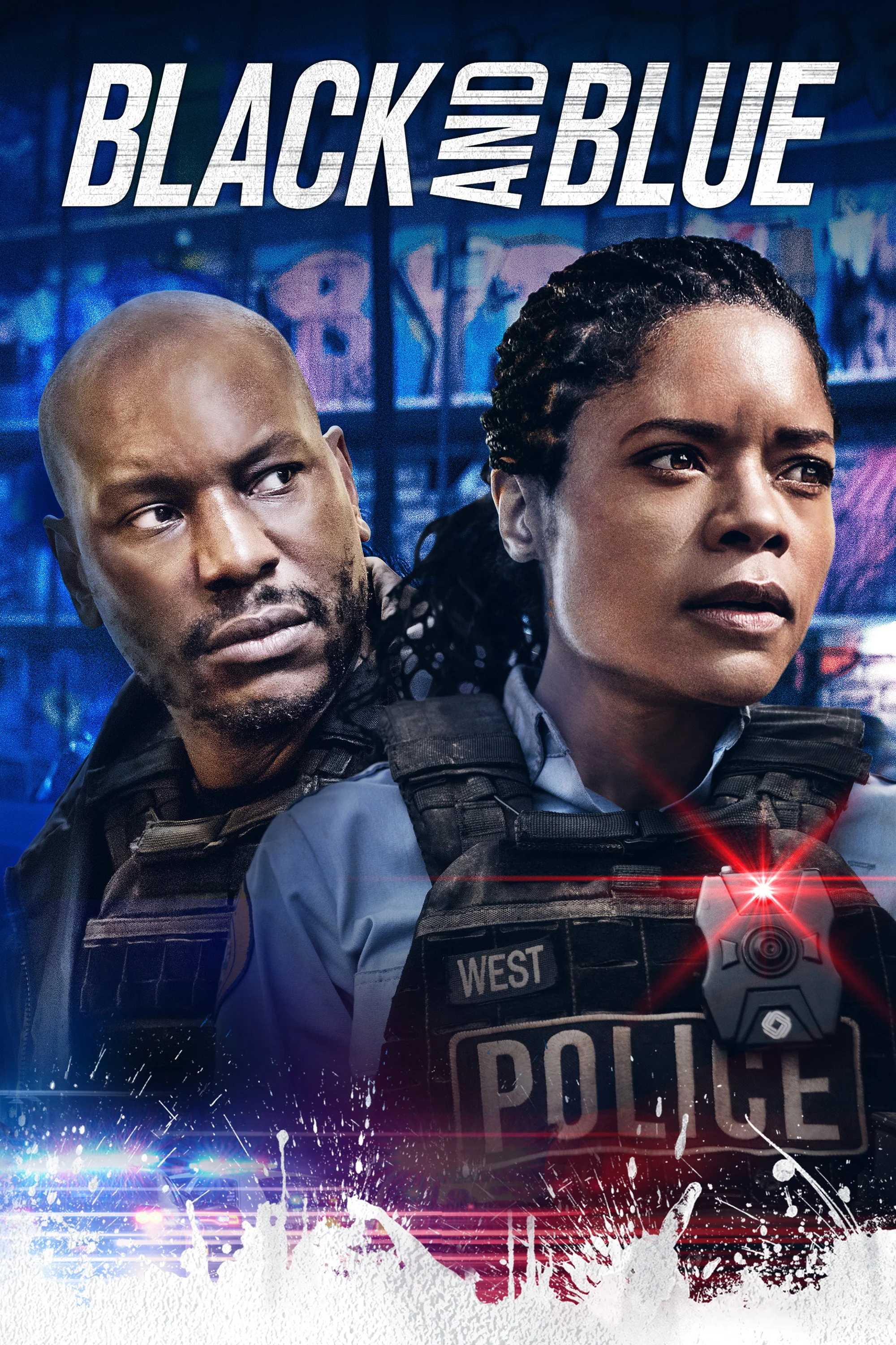 Black and Blue poster